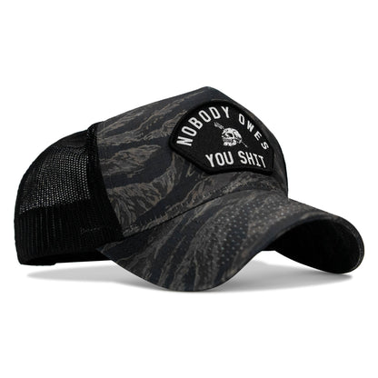 Nobody Owes You Shit Patch Five Panel Breacher Snapback Hat
