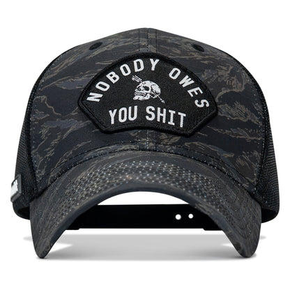 Nobody Owes You Shit Patch Original Ripstop Snapback Hat