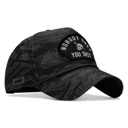 Nobody Owes You Shit Arched Patch Waterproof Weekender Snapback