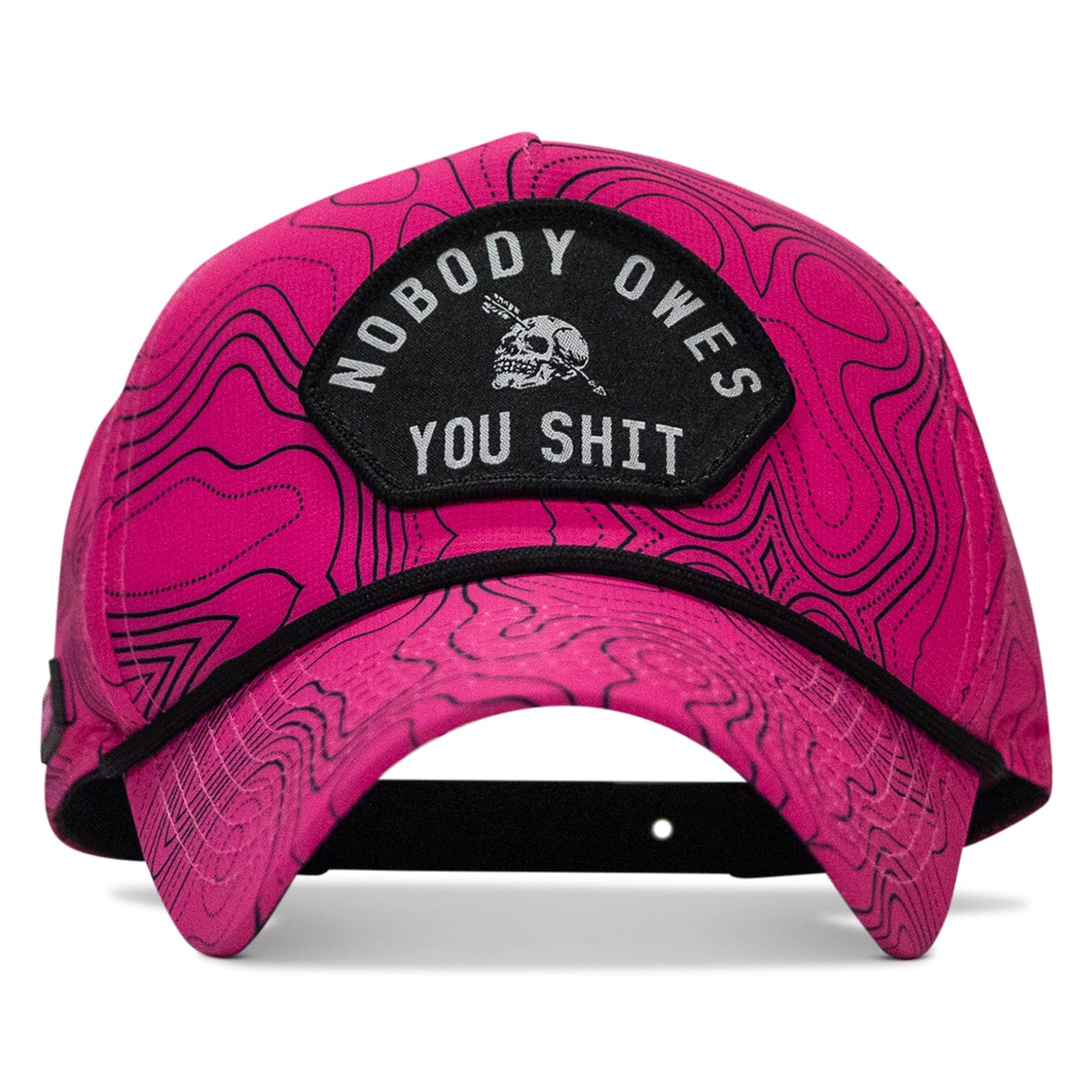 Nobody Owes You Shit Arched Patch Waterproof Weekender Snapback