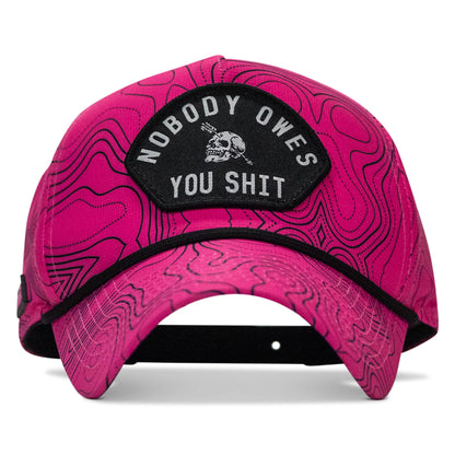 Nobody Owes You Shit Arched Patch Waterproof Weekender Snapback
