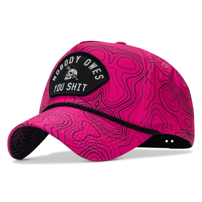 Nobody Owes You Shit Arched Patch Waterproof Weekender Snapback