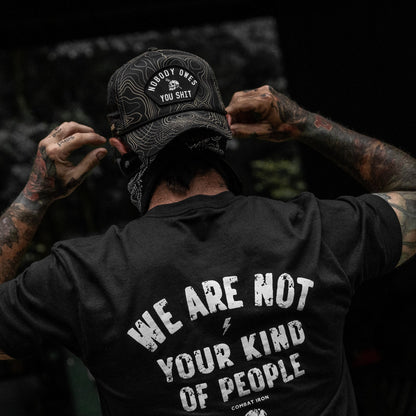 Nobody Owes You Shit Arched Patch Waterproof Weekender Snapback