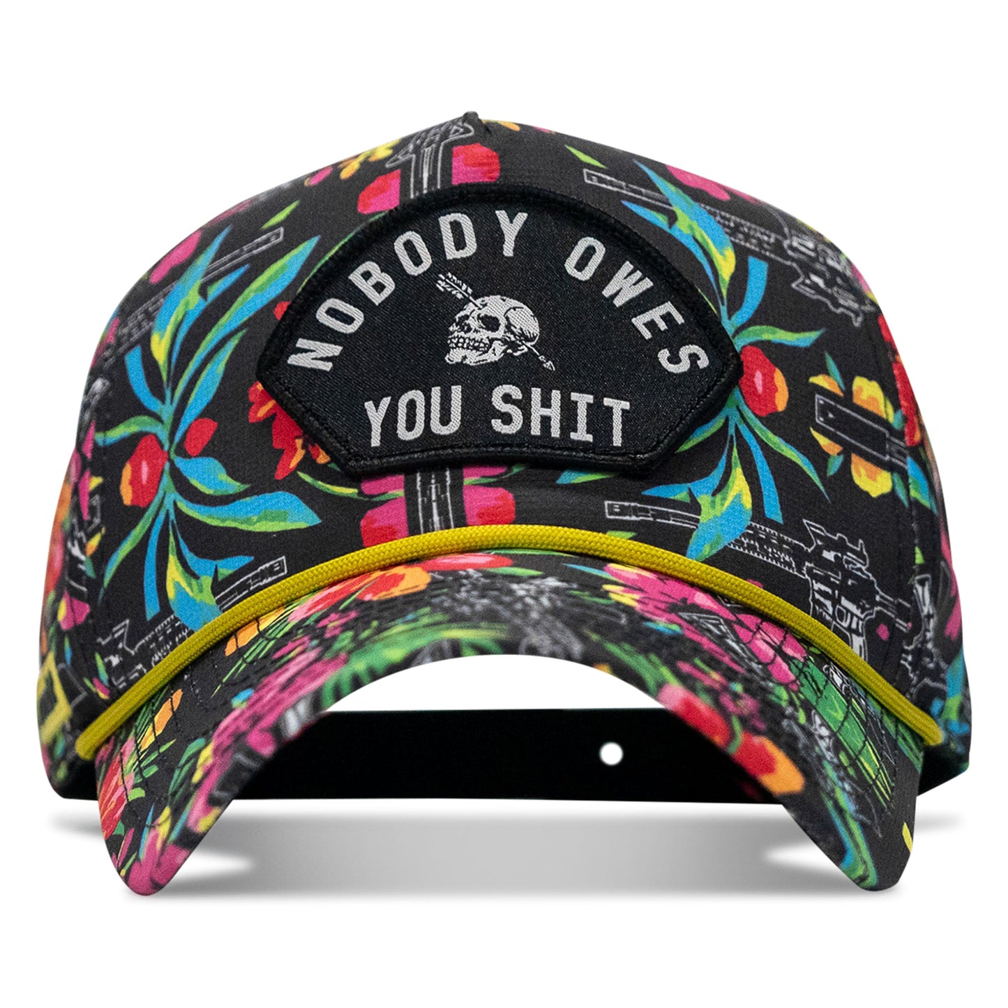 Nobody Owes You Shit Arched Patch Waterproof Weekender Snapback