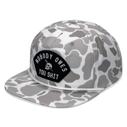 Nobody Owes You Shit Patch Flatbill Hat