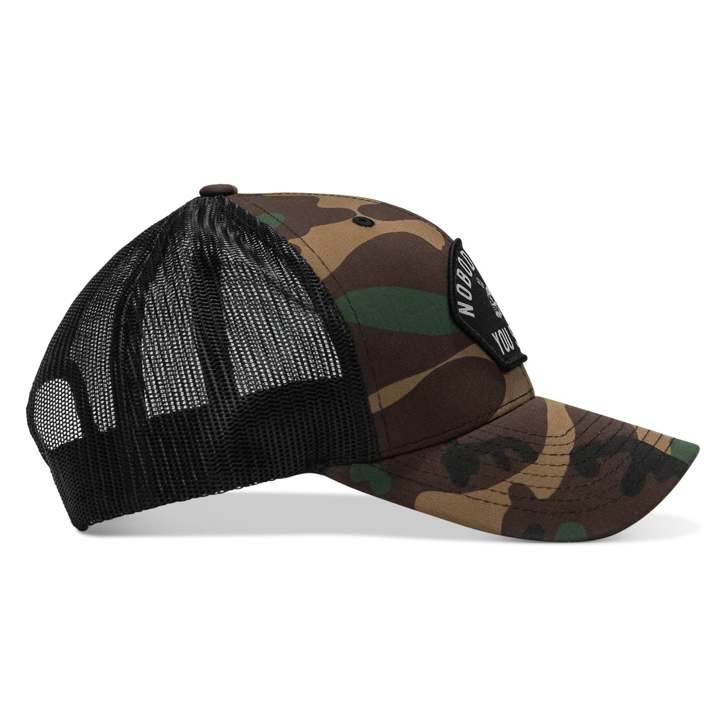 Nobody Owes You Shit Arched Skull Patch Snapback