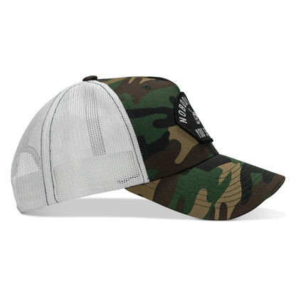 Nobody Owes You Shit Arched Skull Patch Snapback
