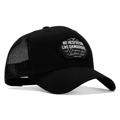No Hesitation. Live Dangerous Patch Snapback Hat