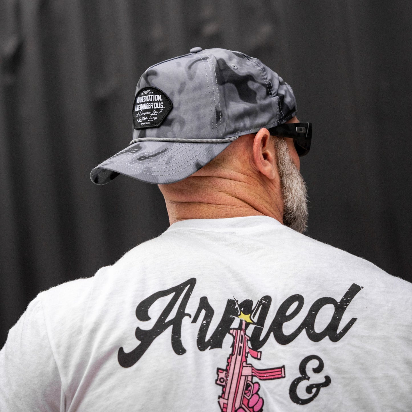 No Hesitation. Live Dangerous Patch Weekender Snapback