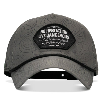 No Hesitation. Live Dangerous Patch Weekender Snapback