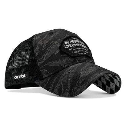 No Hesitation. Live Dangerous Patch Original Ripstop Snapback Hat