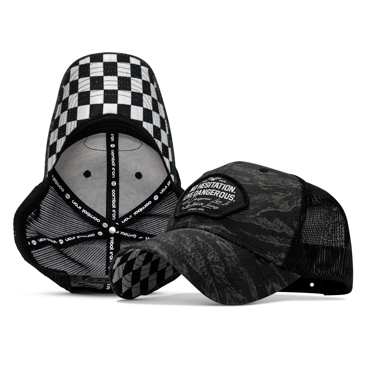 No Hesitation. Live Dangerous Patch Original Ripstop Snapback Hat