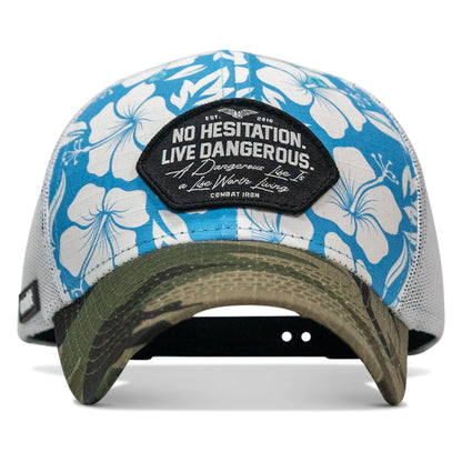 No Hesitation. Live Dangerous Patch Original Ripstop Snapback Hat