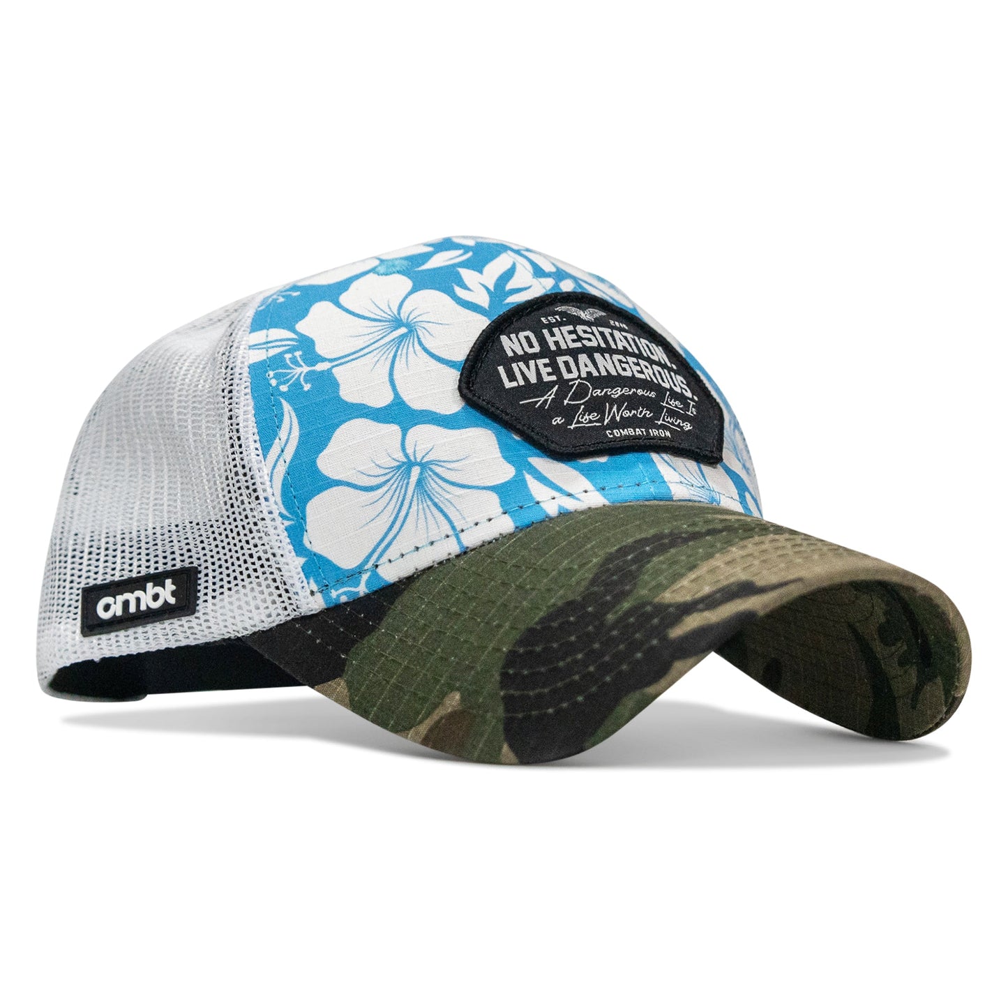 No Hesitation. Live Dangerous Patch Original Ripstop Snapback Hat