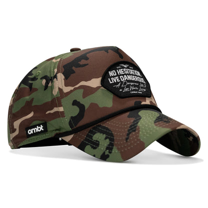 No Hesitation. Live Dangerous Patch Weekender Snapback