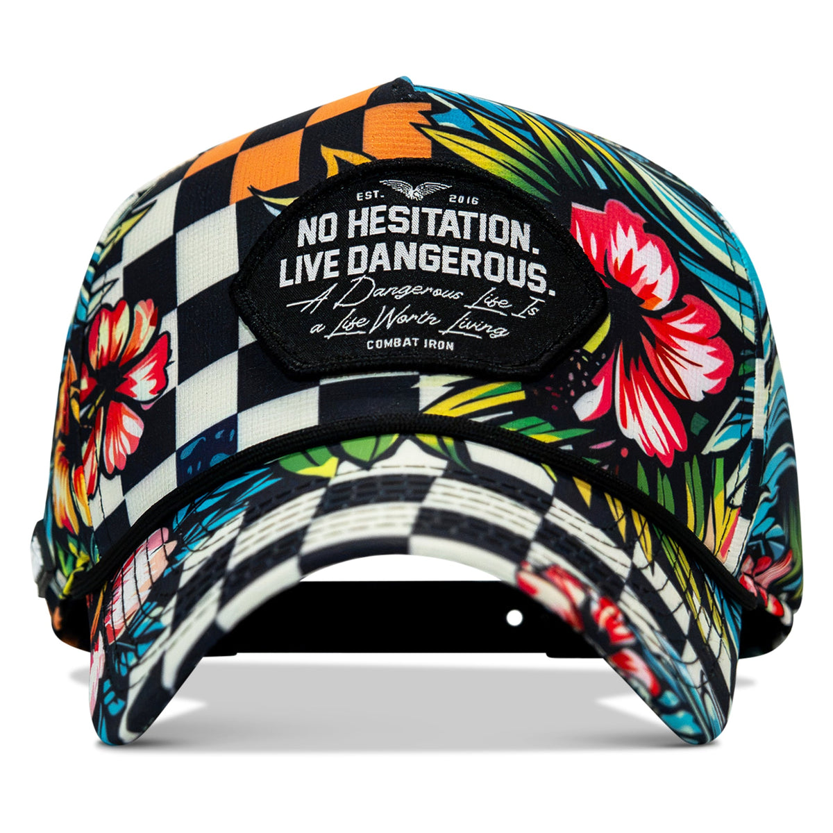 No Hesitation. Live Dangerous Patch Weekender Snapback