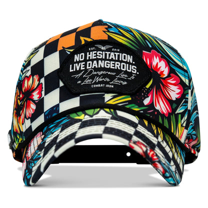 No Hesitation. Live Dangerous Patch Weekender Snapback