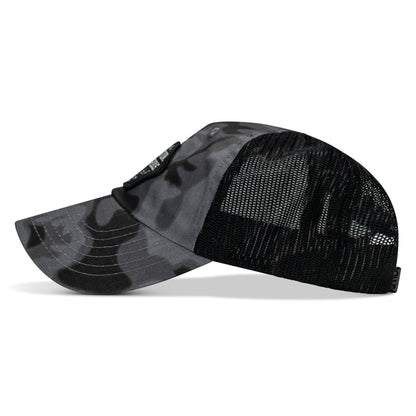 No Hesitation. Live Dangerous Patch Tactical Ripstop Mesh Snapback Hat