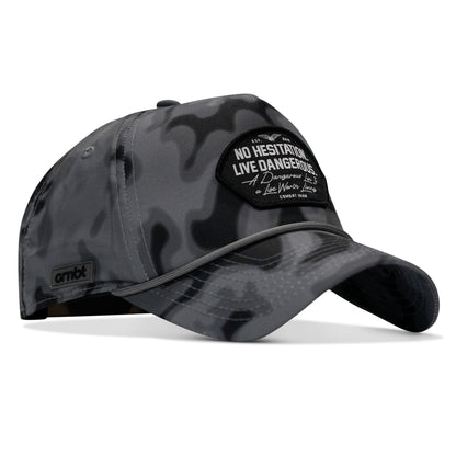 No Hesitation. Live Dangerous Patch Weekender Snapback