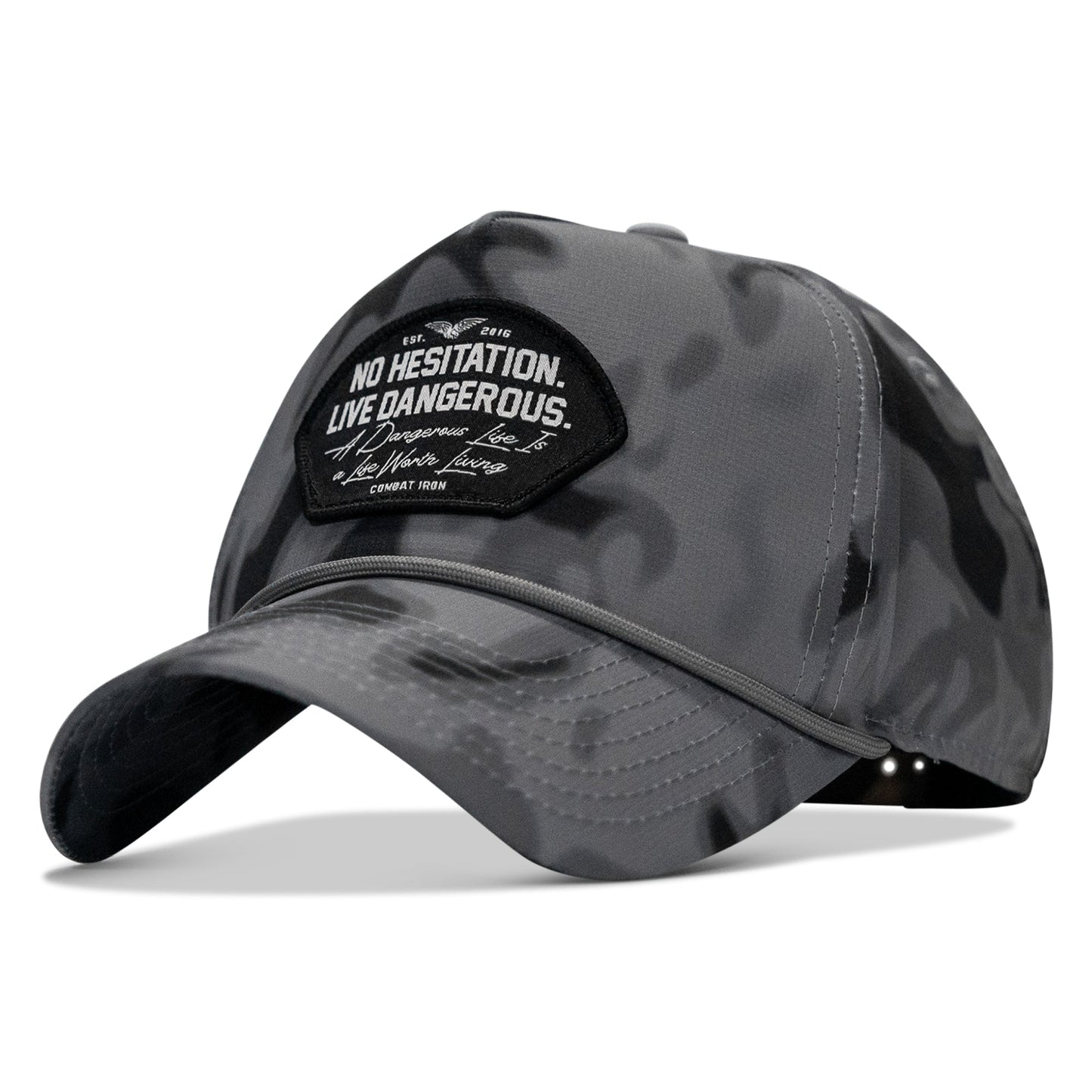 No Hesitation. Live Dangerous Patch Weekender Snapback