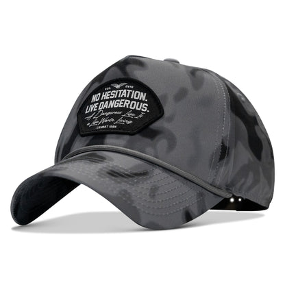 No Hesitation. Live Dangerous Patch Weekender Snapback