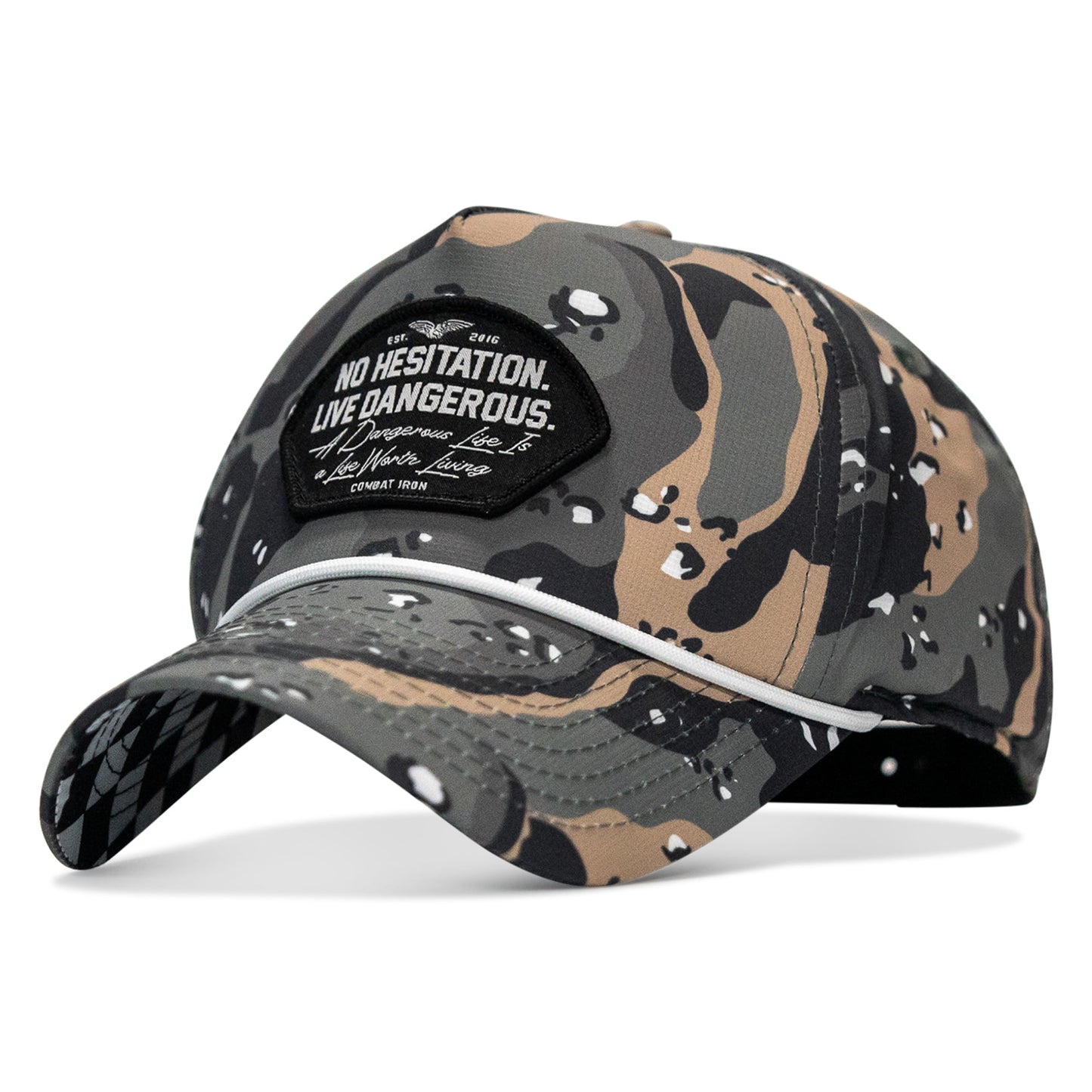 No Hesitation. Live Dangerous Patch Weekender Snapback
