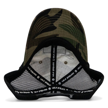 No Hesitation. Live Dangerous Patch Tactical Ripstop Mesh Snapback Hat