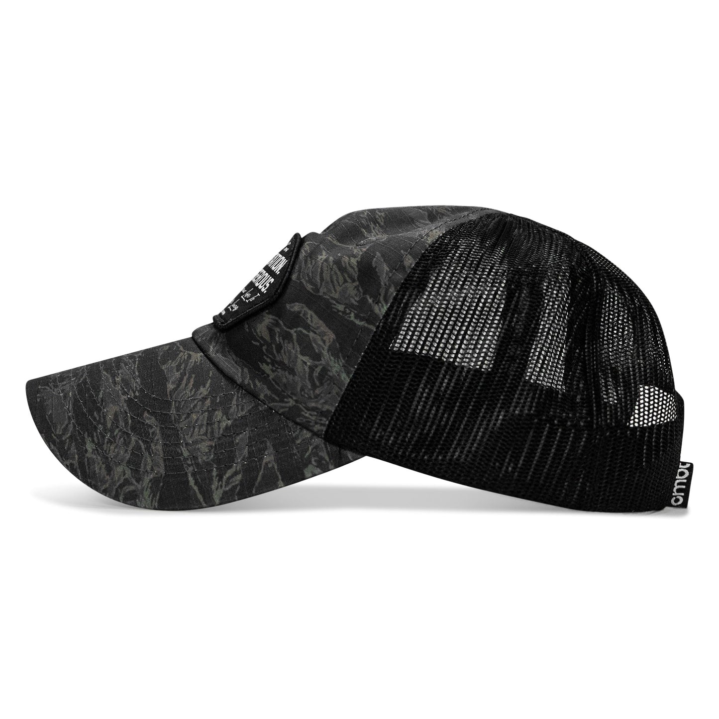 No Hesitation. Live Dangerous Patch Tactical Ripstop Mesh Snapback Hat