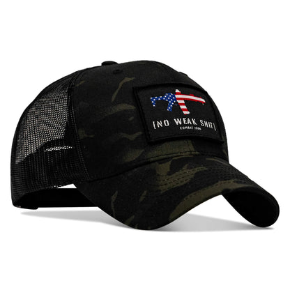 No Weak Shit Patch Snapback Hat