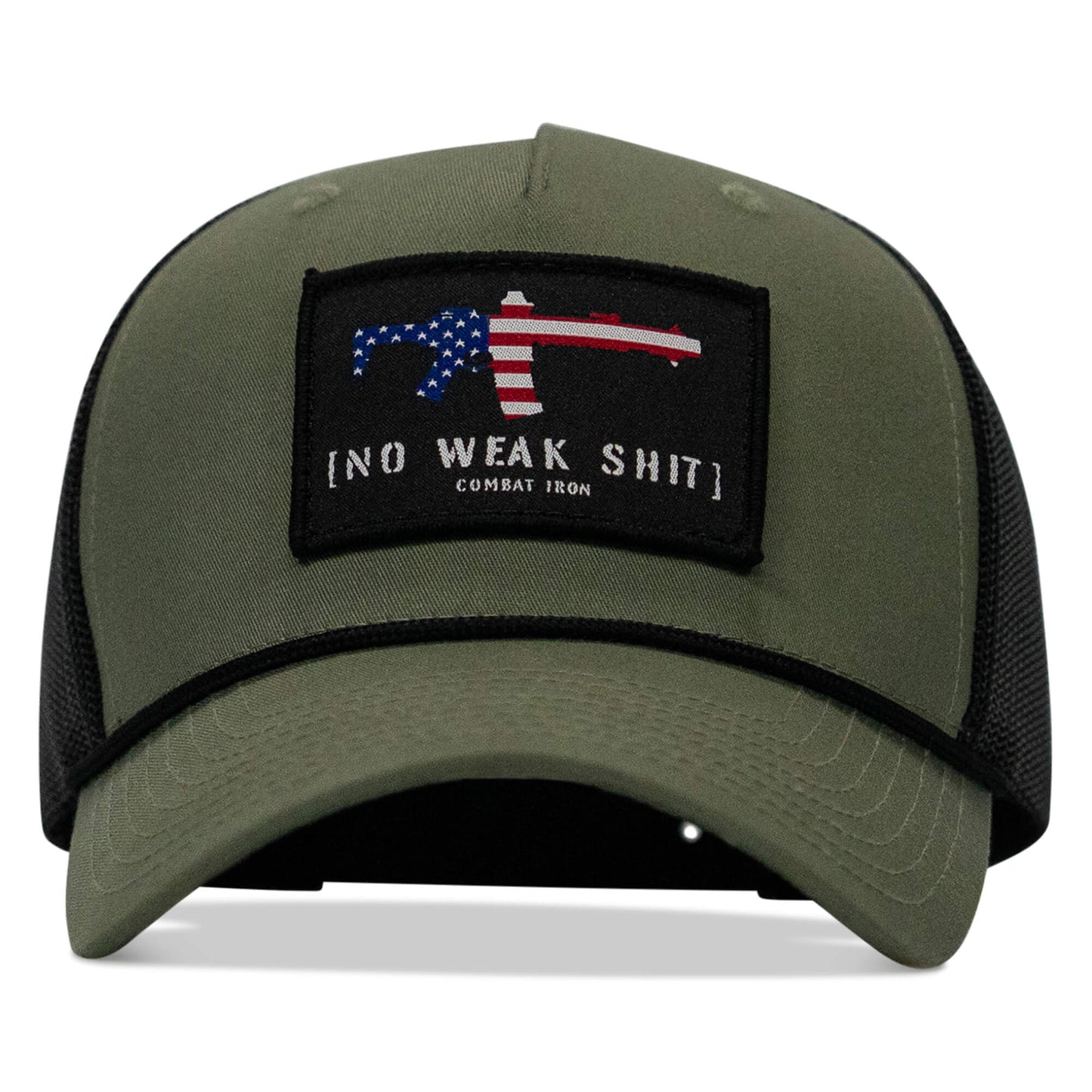 No Weak Shit Patch Rope Snapback Hat