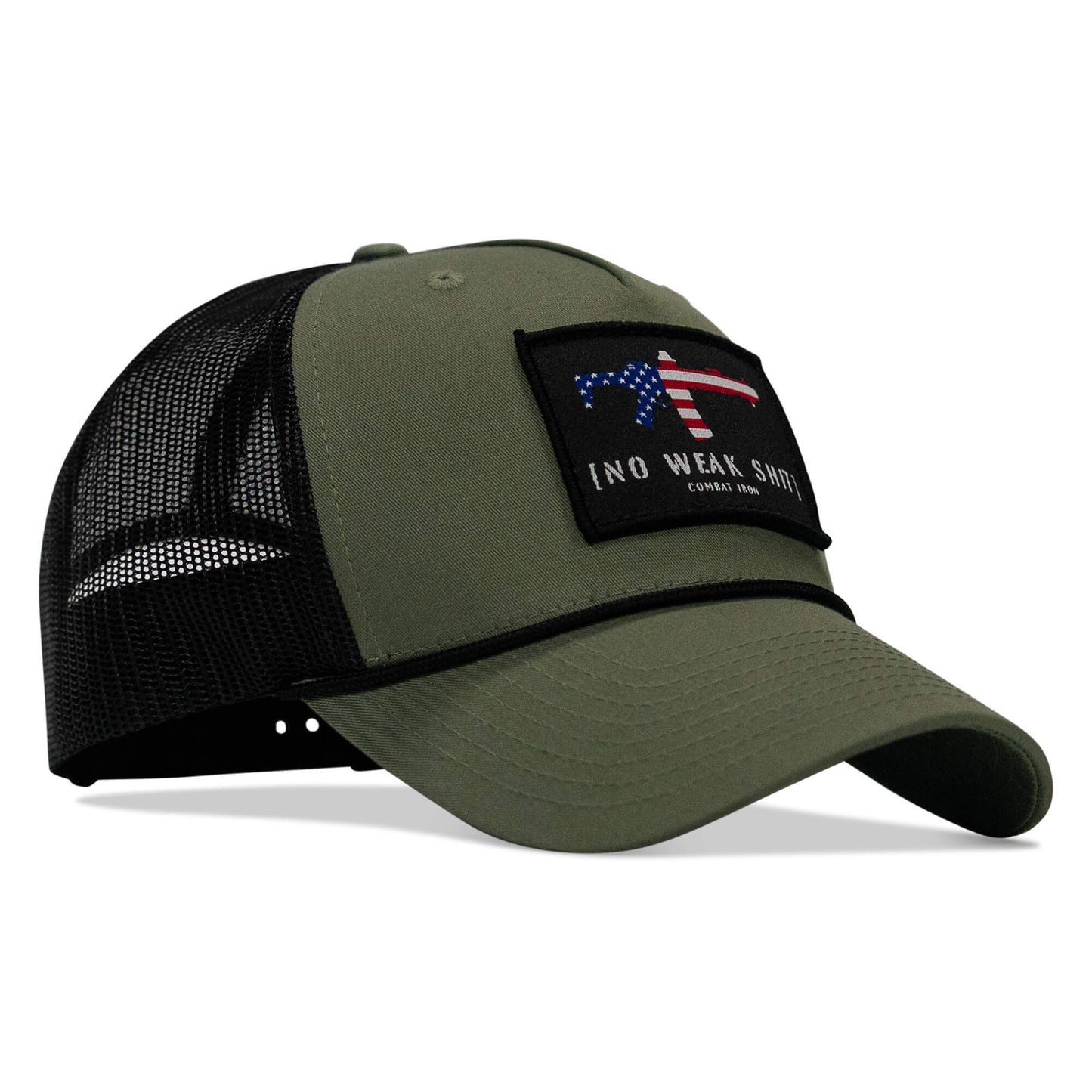 No Weak Shit Patch Rope Snapback Hat