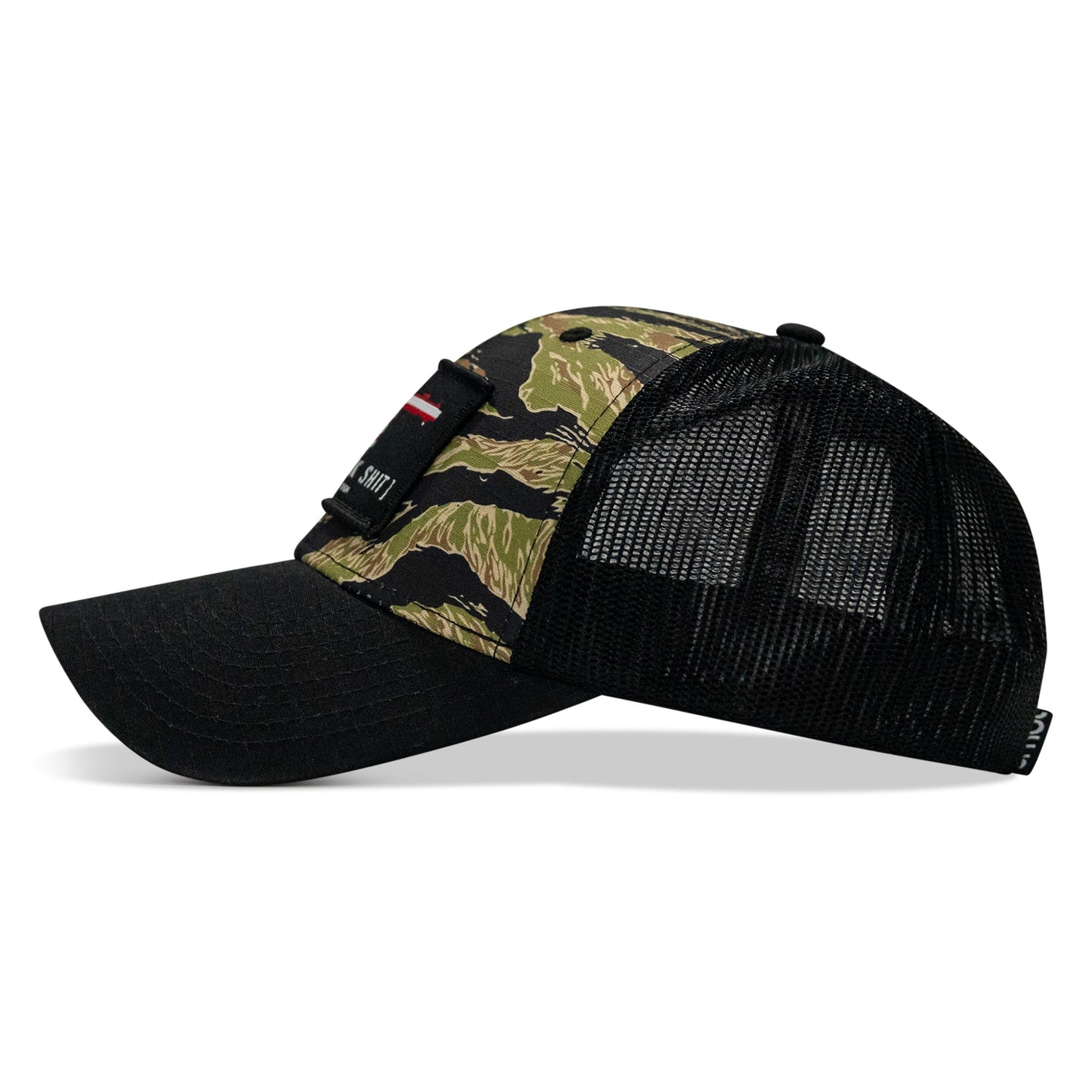 No Weak Shit American Flag Rifle Patch Original Ripstop Snapback Hat