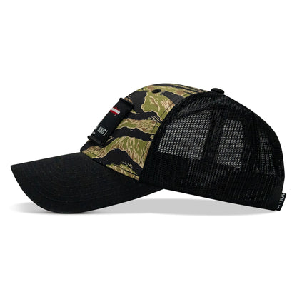 No Weak Shit American Flag Rifle Patch Original Ripstop Snapback Hat