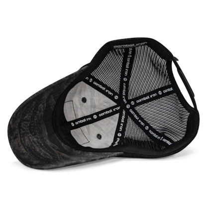 No Weak Shit American Flag Rifle Patch Tactical Ripstop Mesh Snapback Hat
