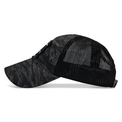 No Weak Shit American Flag Rifle Patch Tactical Ripstop Mesh Snapback Hat