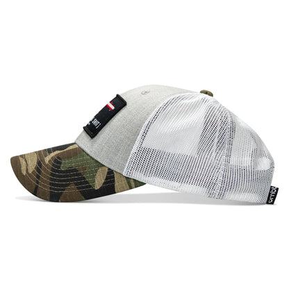 No Weak Shit American Flag Rifle Patch Original Ripstop Snapback Hat