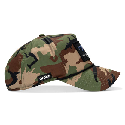 No Weak Shit American Flag Rifle Patch Waterproof Weekender Snapback