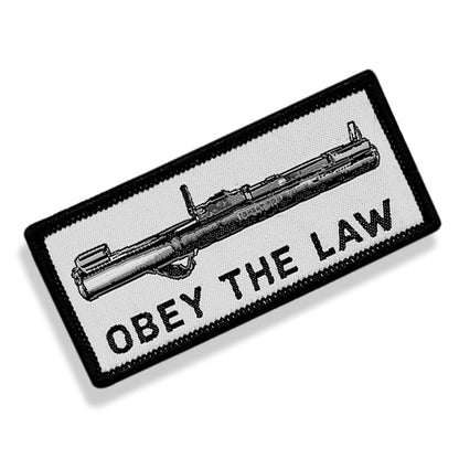 Obey The Law AT4 Velcro Patch