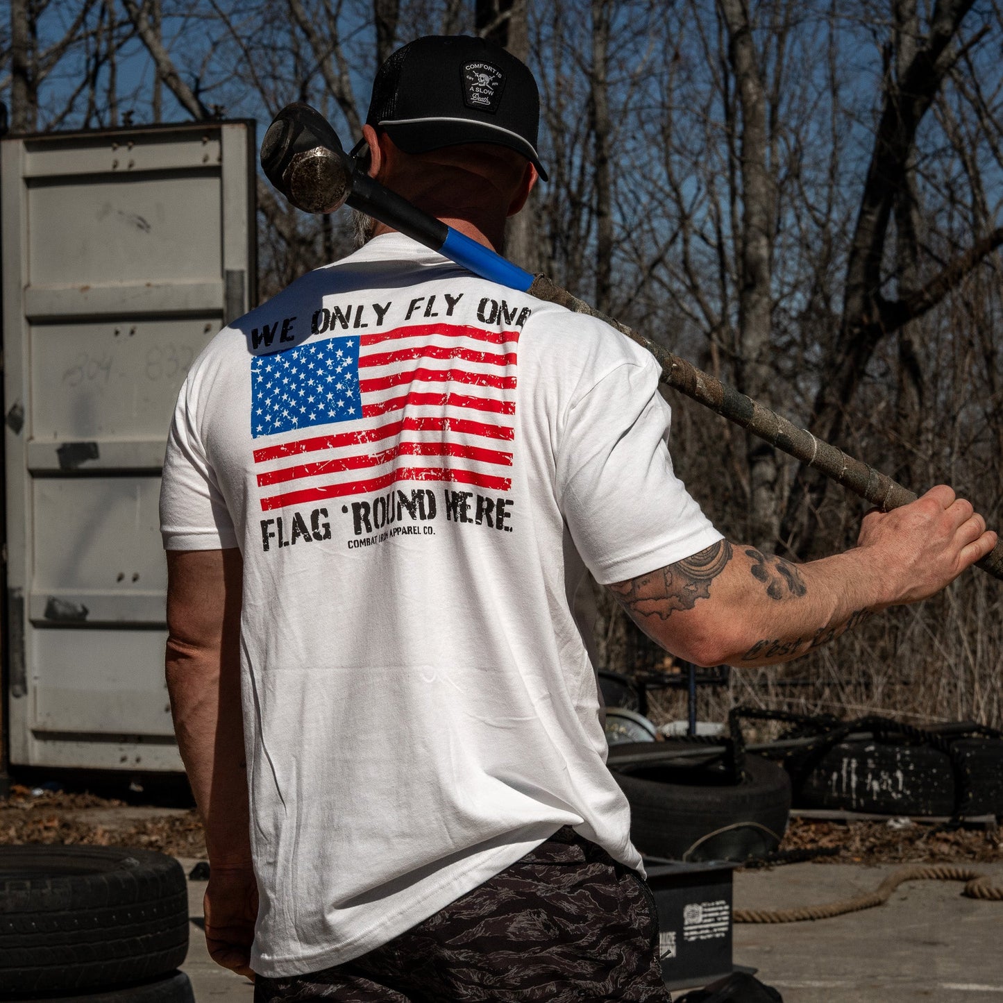 Only Flag We Fly 'Round Here Men's T-Shirt