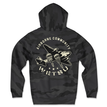 Old School Jumps Camo Hoodie