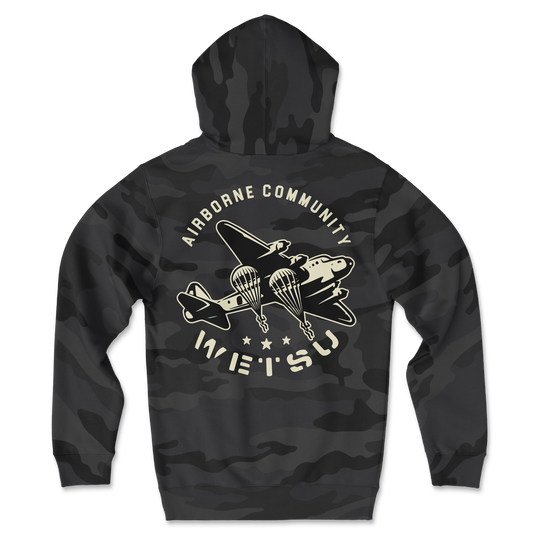 Old School Jumps Camo Hoodie
