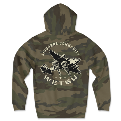 Old School Jumps Camo Hoodie