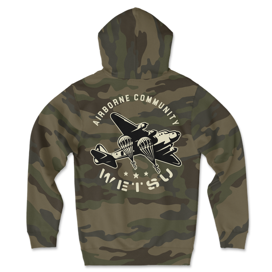 Old School Jumps Camo Hoodie
