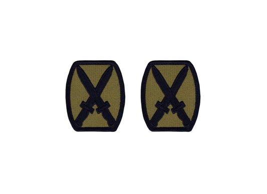 U.S. Army 10th Mountain Division OCP Patch w/ Hook Fastener (pair)
