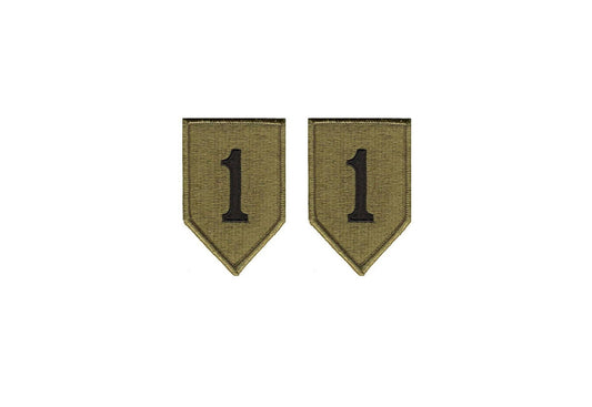 U.S. Army 1st Infantry Division OCP Patch with Hook Fastener (pair)