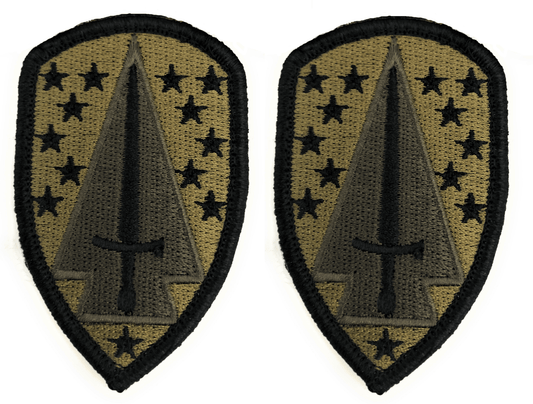 U.S. Army Security Force Assistance Brigade OCP Patch w/ Hook Fastener (pair)