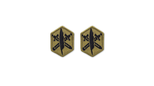 U.S. Army 85th Civil Affairs OCP Patch w/ Hook Fastener (pair)