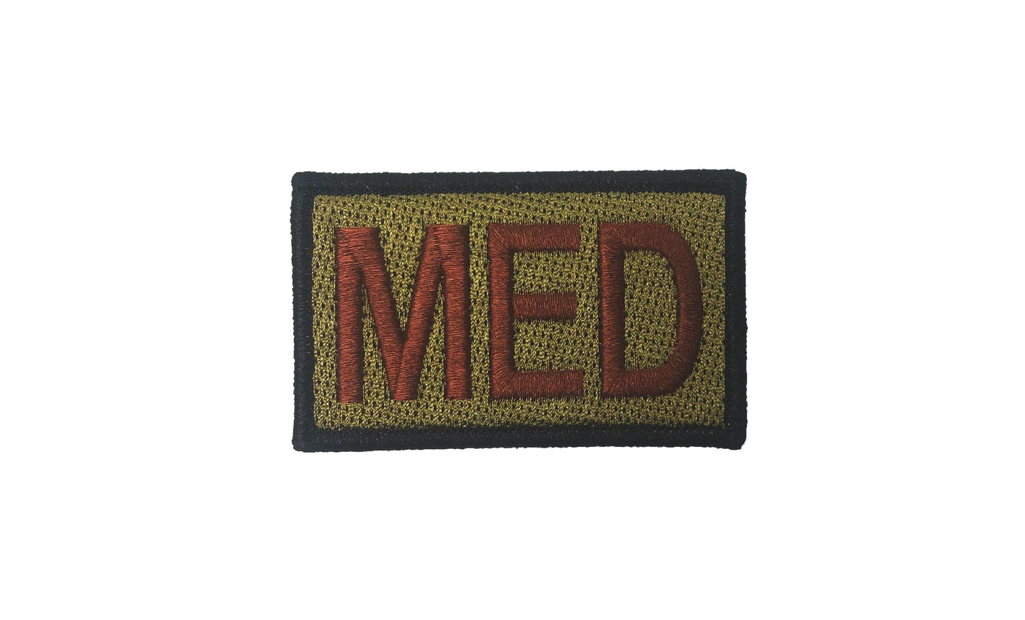 Air Force MED Brassard (SPICE BROWN) W/BLK BORDER OCP Patch w/Hook Fastener