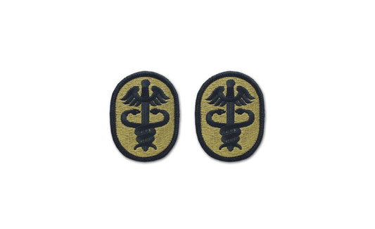 U.S. Army Medical Command Health Service OCP Patch w/ Hook Fastener (pair)