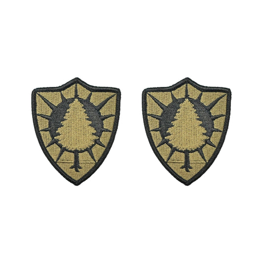 U.S. Army Maine National Guard OCP Patch with Hook Fastener (pair)